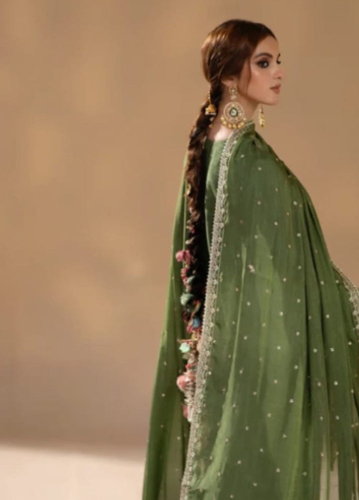 Pashmire Women RTW Embroidered Raw Silk 3 Piece Suit Sohay - Wedding Collection