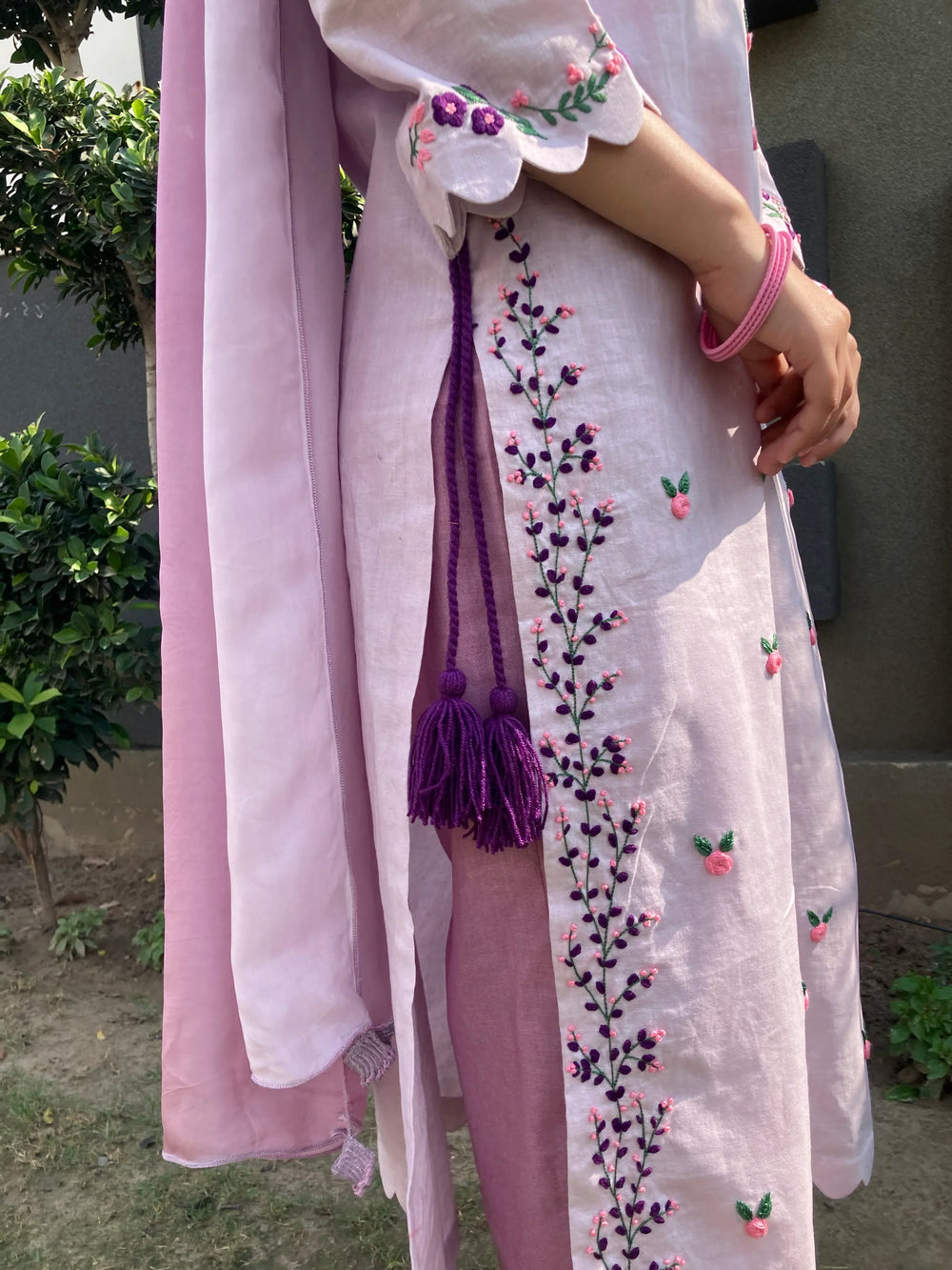 Syah Women RTW Embroidered Linen 3 Piece Suit Abeer Casual Collection