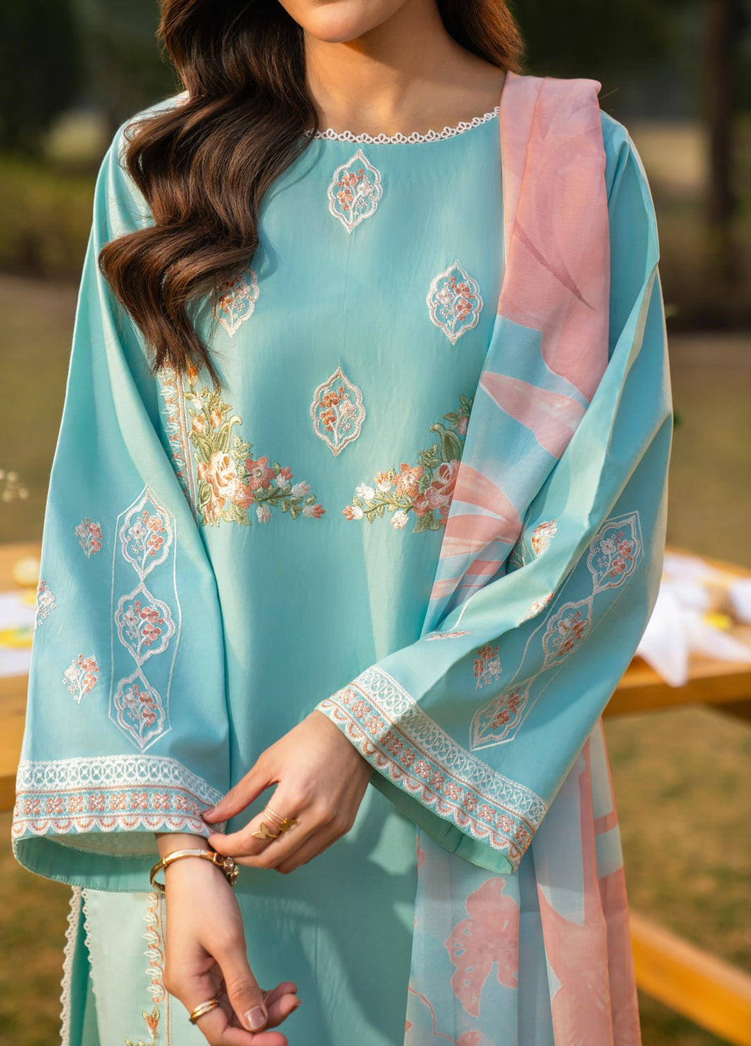 Pashmire Women RTW Embroidered Swiss Lawn 3 Piece Suit Chandni - Festive Collection