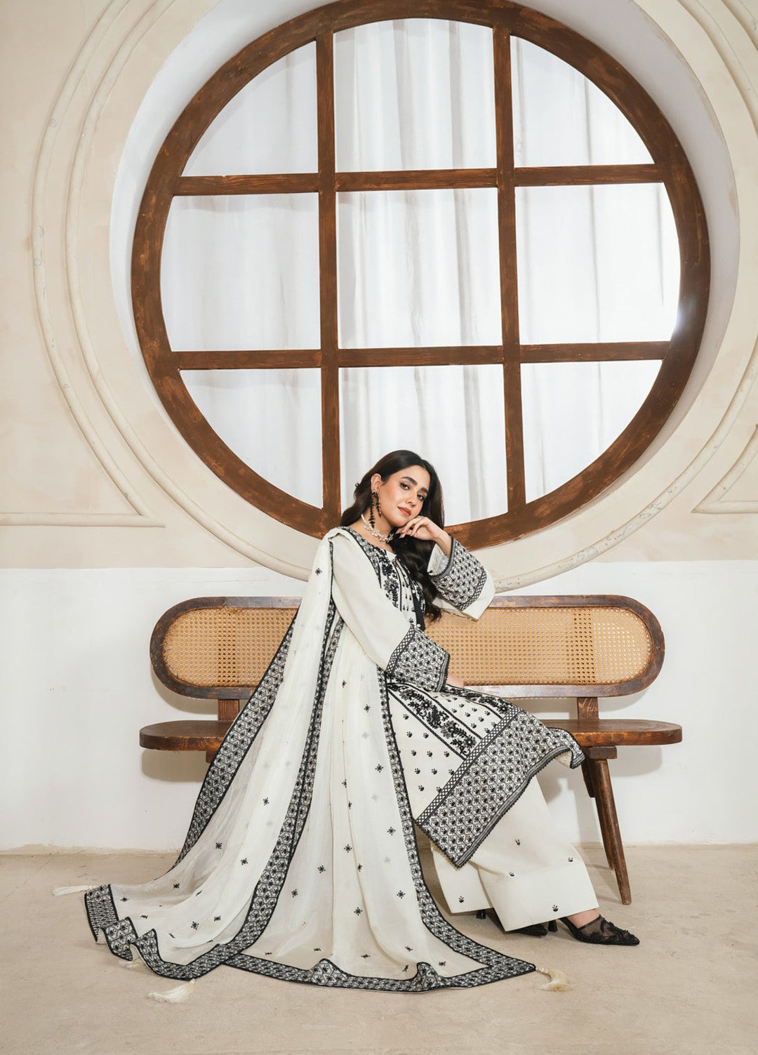 Pashmire Women RTW Embroidered Raw Silk 3 Piece Suit Khwaab - Casual Collection