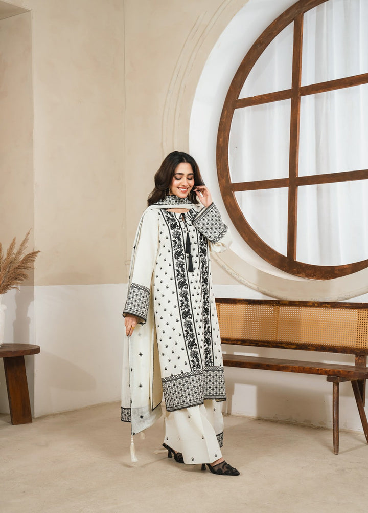 Pashmire Women RTW Embroidered Raw Silk 3 Piece Suit Khwaab - Casual Collection