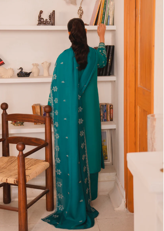 Jahanara by Pashmire Women RTW Embroidered Raw Silk 3 Piece Suit Esme Wedding Collection