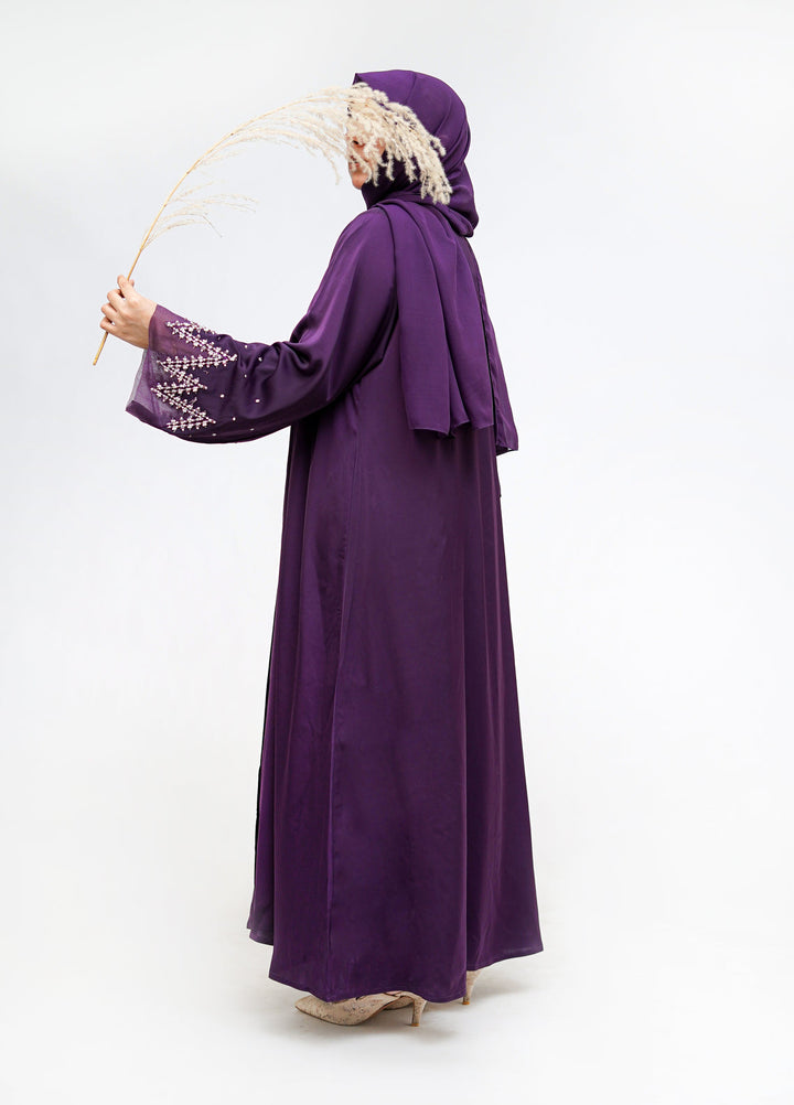 Esmira by Clarity Glam Women RTW Hand work Nada 2 Piece Abaya with Scarf Casual Collection