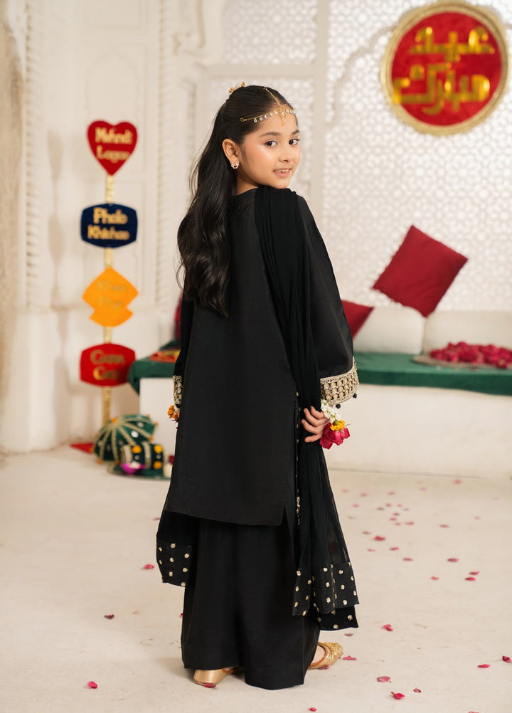 Mini Mefil by Pashmire RTW Embroidered Silk 3 Piece Suit Anaya Festive Collection