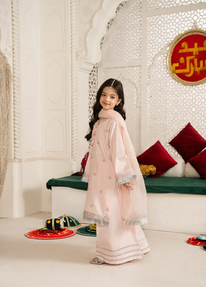 Mini Mefil by Pashmire RTW Embroidered Silk 3 Piece Suit Roshni Festive Collection