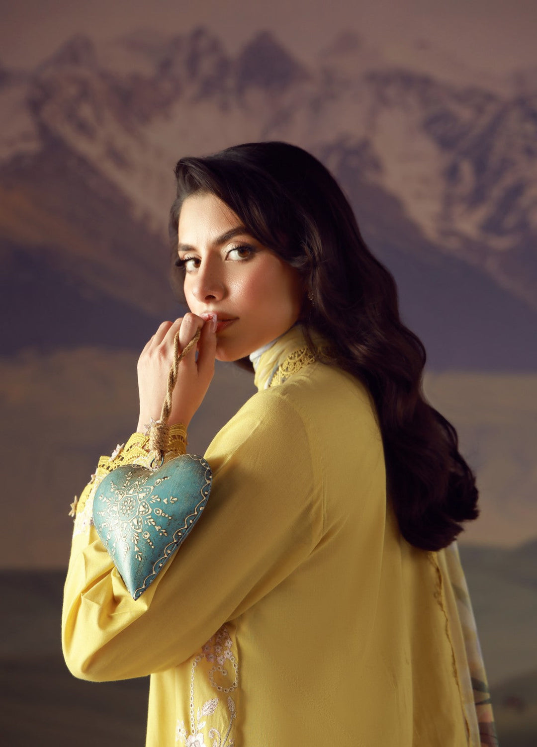 Sahar Unstitched Embroidered Lawn 3 Piece Suit Sunspell - Eid Collection