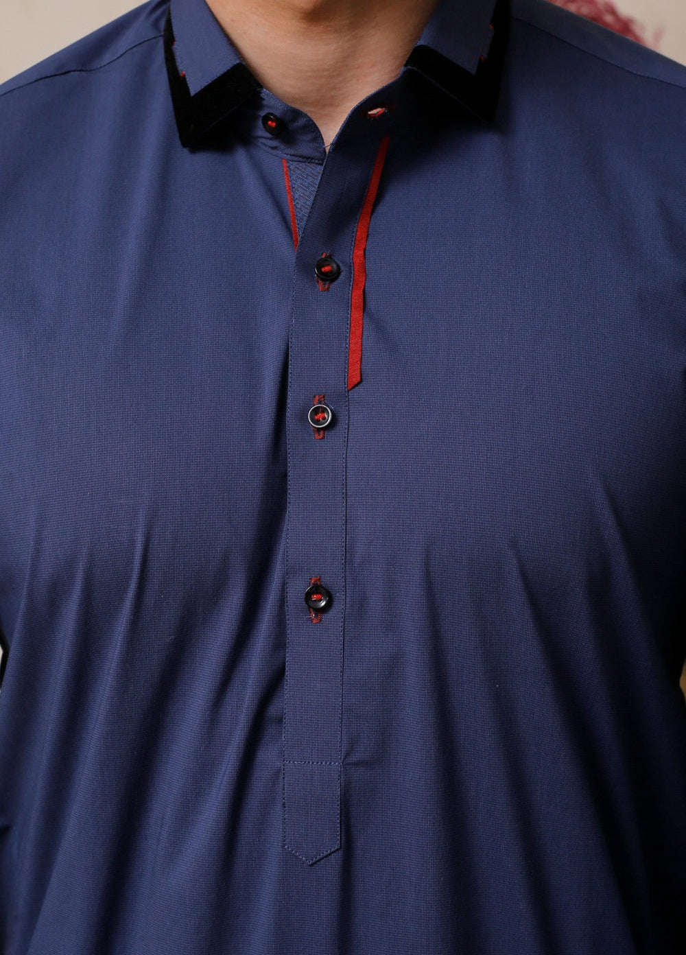 Modern Edge Republic Mens RTW Solids Wash N Wear 2 Piece Suit Mid Blue ER 807 Festive Collection
