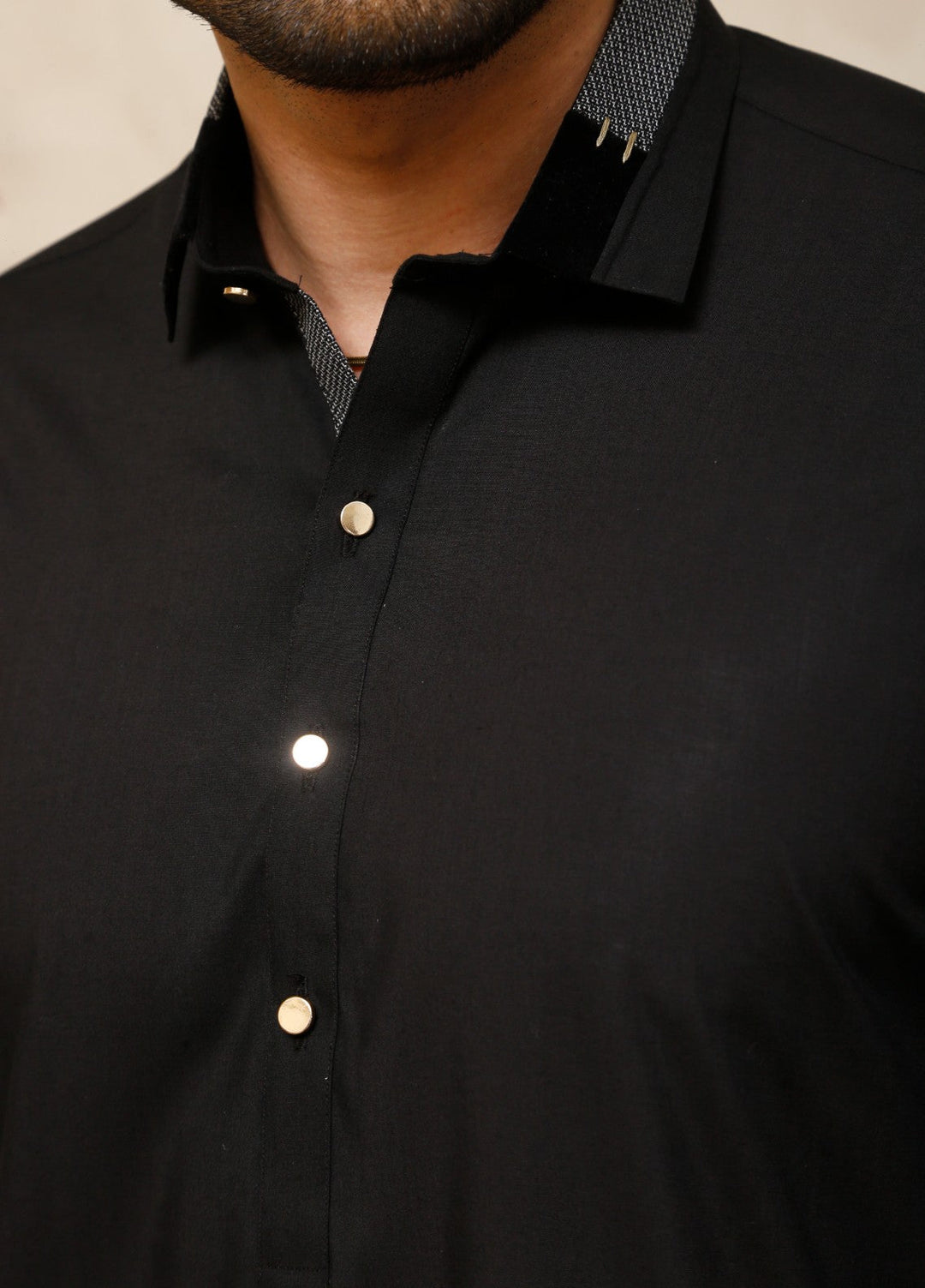 Modern Edge Republic Mens RTW Solids Wash N Wear 2 Piece Suit Matt Black ER 805 Festive Collection