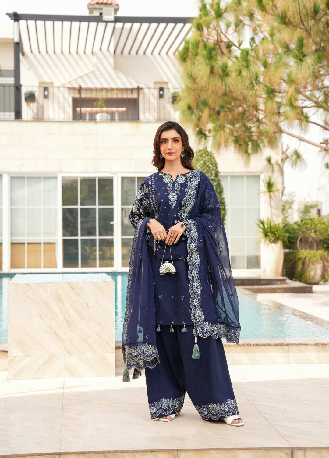 Mehrang by Pashmire RTW Embroidered Cotton Lawn 3 Piece Suit Mehzaan Casual Collection