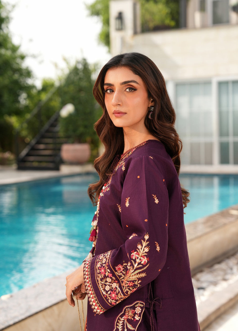 Mehrang by Pashmire RTW Embroidered Lawn Cotton 3 Piece Suit Rishal Casual Collection