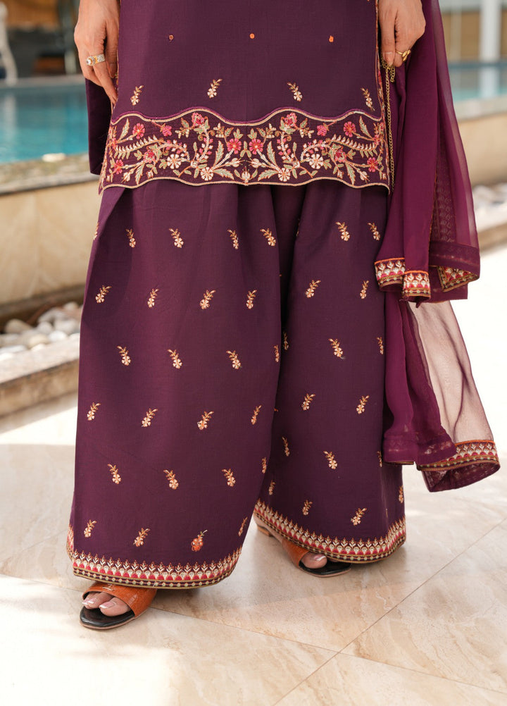 Mehrang by Pashmire RTW Embroidered Lawn Cotton 3 Piece Suit Rishal Casual Collection