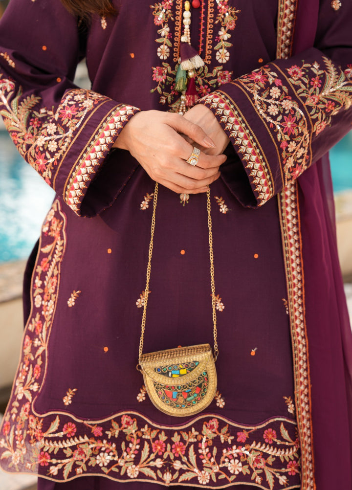 Mehrang by Pashmire RTW Embroidered Lawn Cotton 3 Piece Suit Rishal Casual Collection