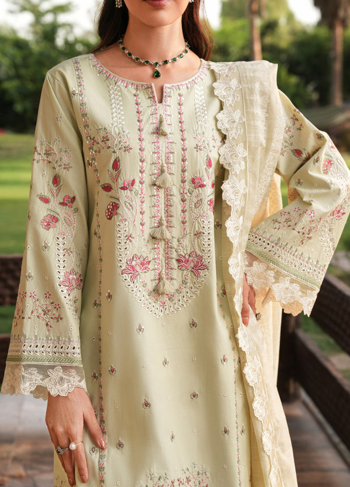 Mehrang by Pashmire RTW Embroidered Lawn Cotton 3 Piece Suit Arezal Casual Collection