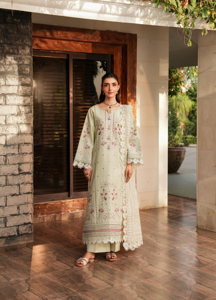 Mehrang by Pashmire RTW Embroidered Lawn Cotton 3 Piece Suit Arezal Casual Collection
