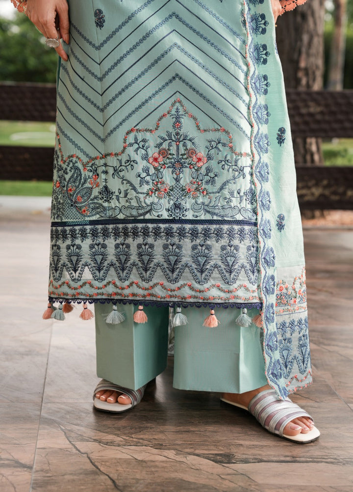 Mehrang by Pashmire RTW Embroidered Lawn Cotton 3 Piece Suit Zaryal Casual Collection