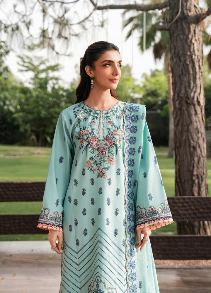 Mehrang by Pashmire RTW Embroidered Lawn Cotton 3 Piece Suit Zaryal Casual Collection