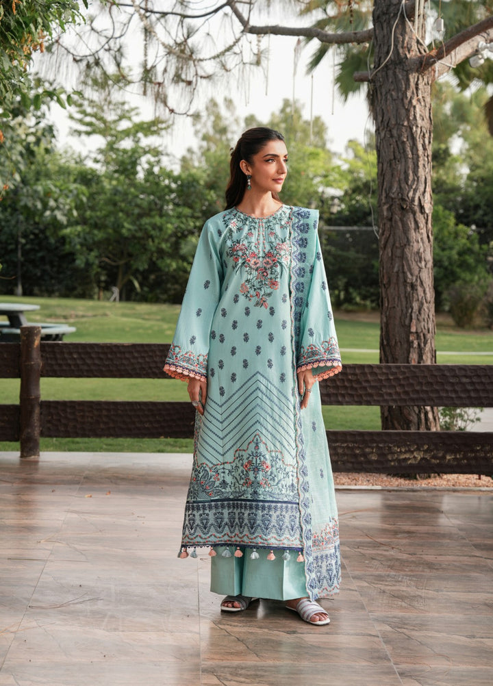 Mehrang by Pashmire RTW Embroidered Lawn Cotton 3 Piece Suit Zaryal Casual Collection