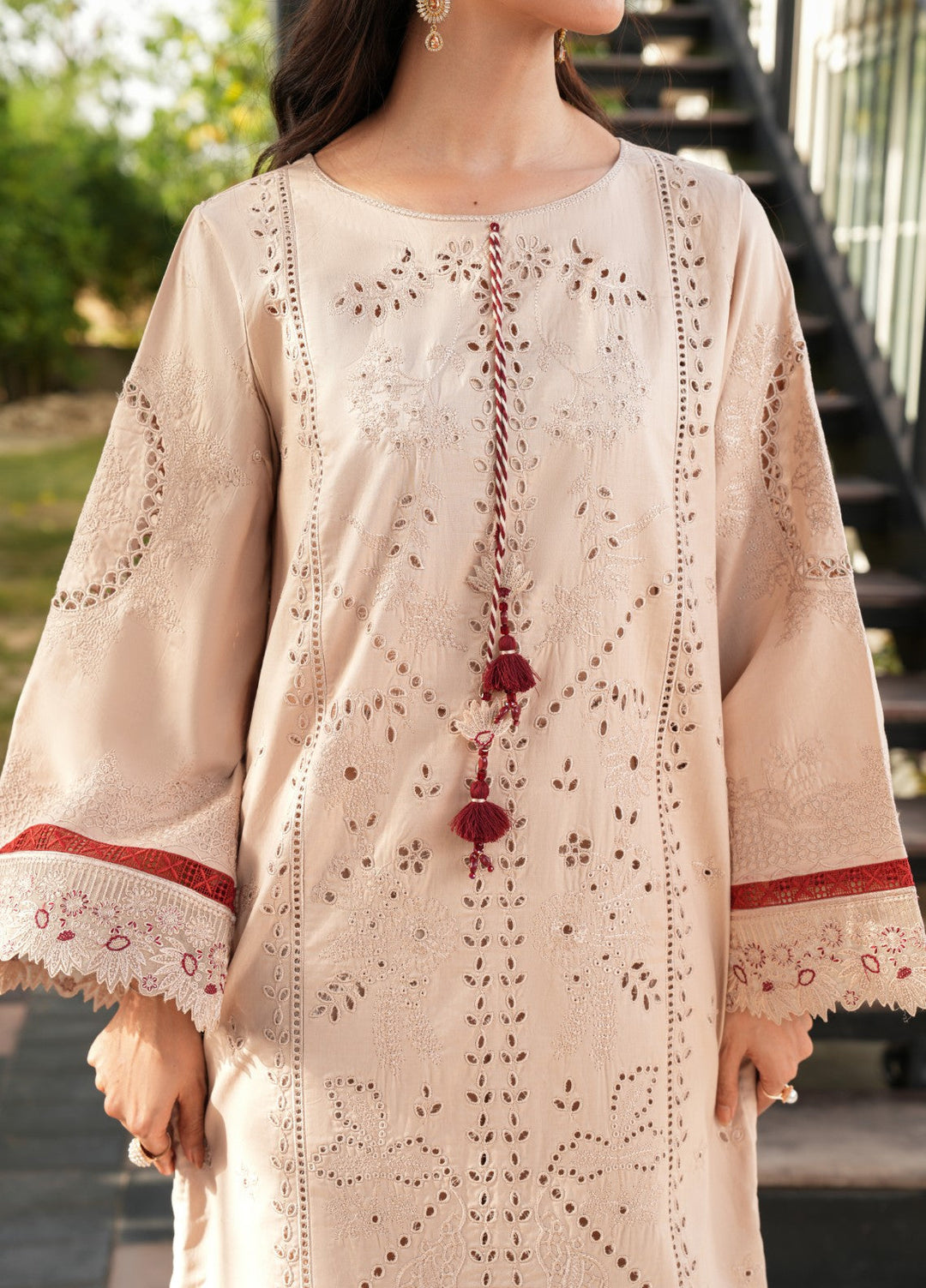 Mehrang by Pashmire RTW Embroidered Lawn Cotton 3 Piece Suit Serelle Casual Collection