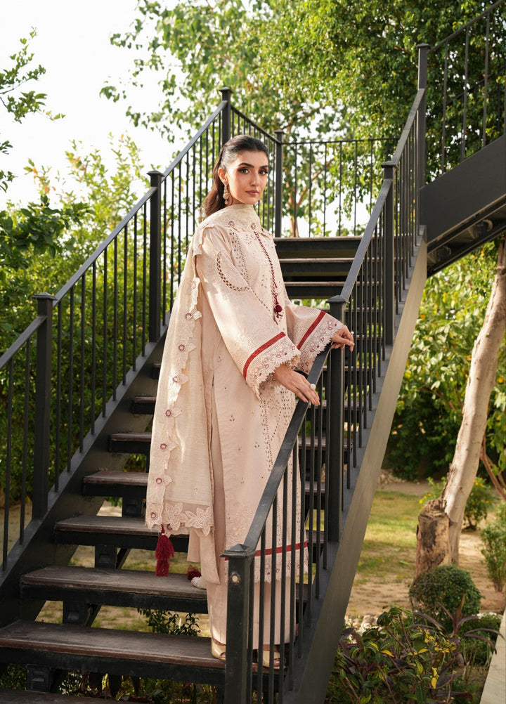 Mehrang by Pashmire RTW Embroidered Lawn Cotton 3 Piece Suit Serelle Casual Collection