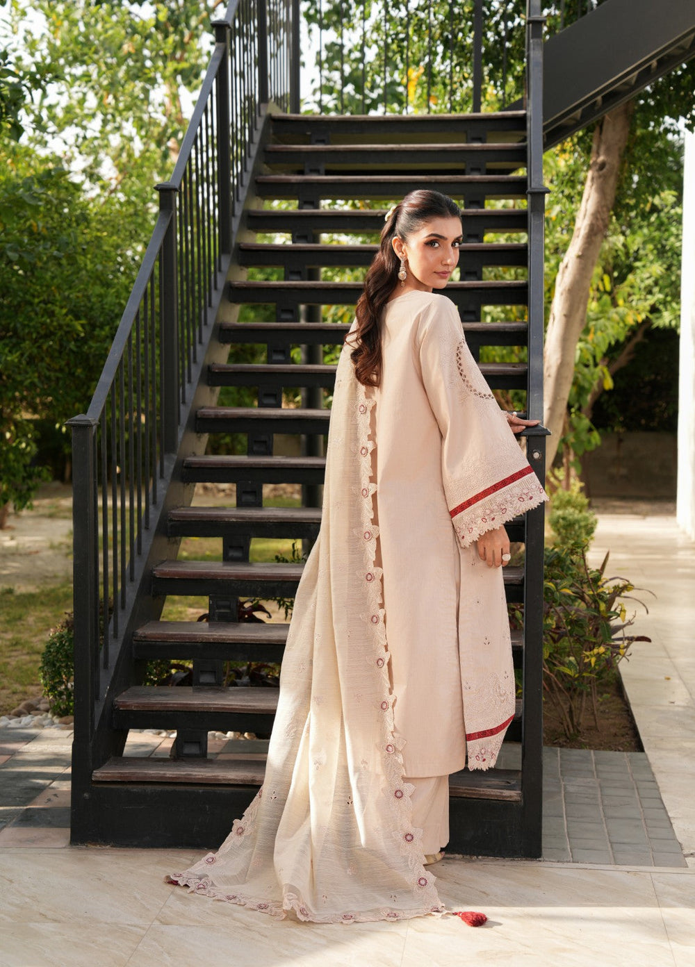 Mehrang by Pashmire RTW Embroidered Lawn Cotton 3 Piece Suit Serelle Casual Collection