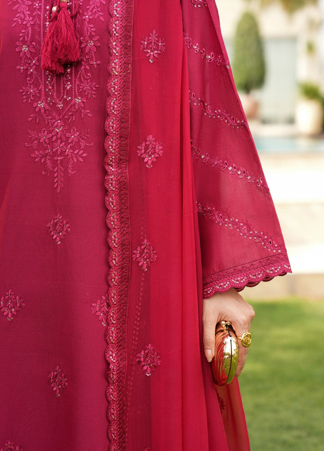 Mehrang by Pashmire RTW Embroidered Lawn Cotton 3 Piece Suit Shazmeen Casual Collection