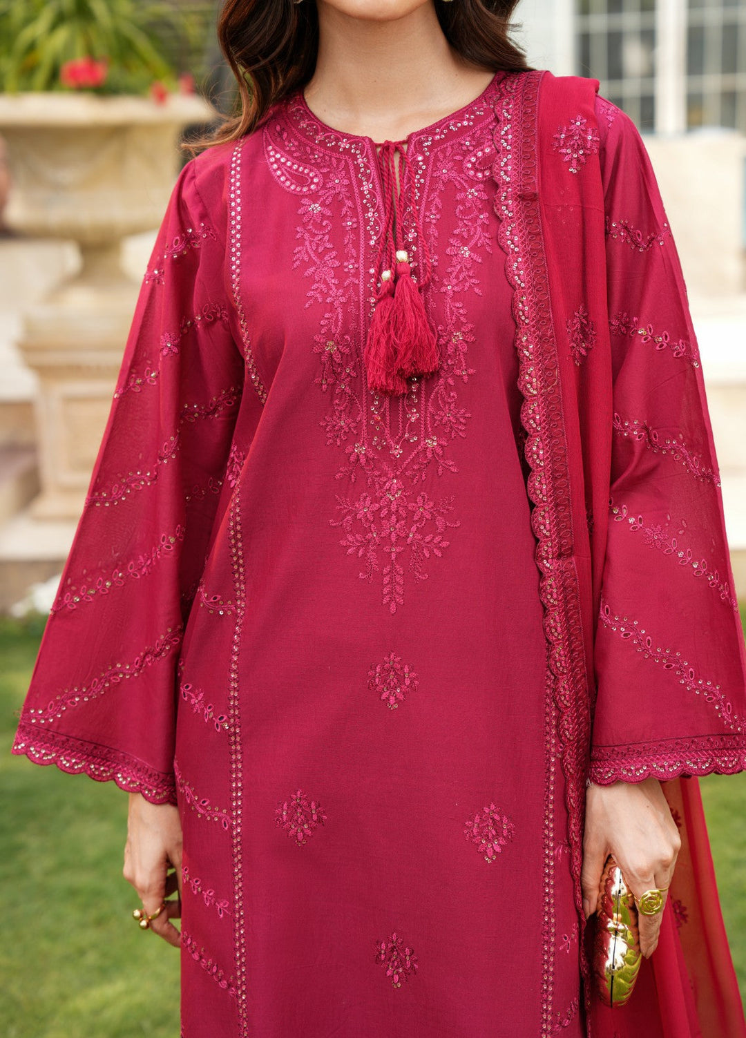 Mehrang by Pashmire RTW Embroidered Lawn Cotton 3 Piece Suit Shazmeen Casual Collection
