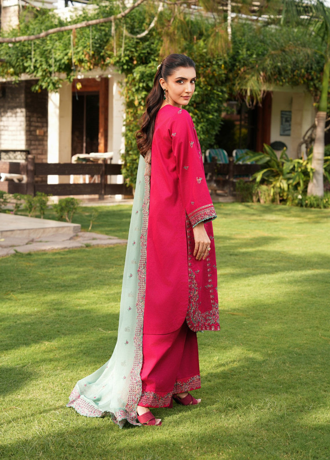 Mehrang by Pashmire RTW Embroidered Lawn Cotton 3 Piece Suit Zarmeen Casual Collection