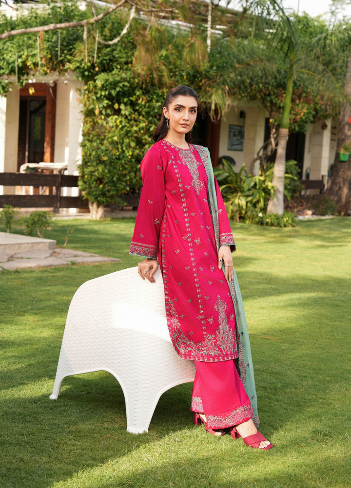 Mehrang by Pashmire RTW Embroidered Lawn Cotton 3 Piece Suit Zarmeen Casual Collection