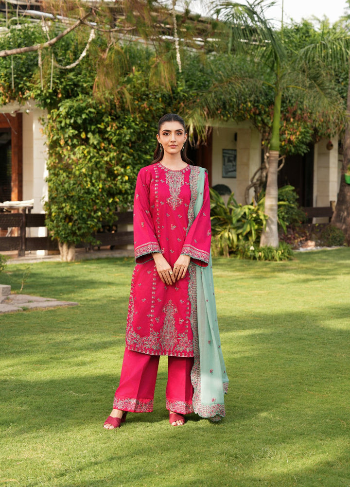 Mehrang by Pashmire RTW Embroidered Lawn Cotton 3 Piece Suit Zarmeen Casual Collection