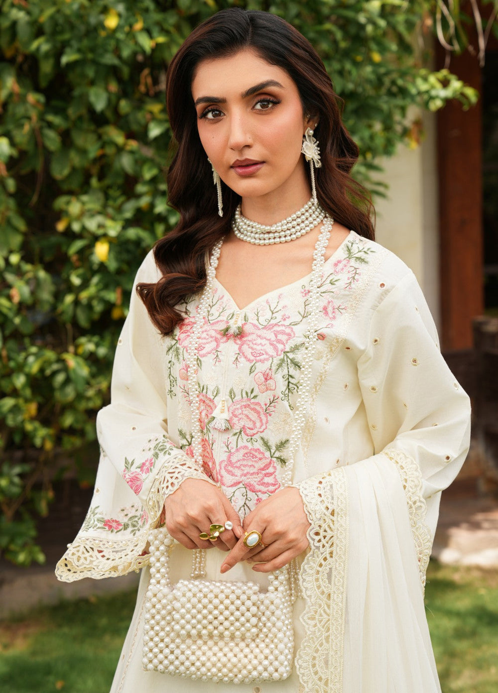 Mehrang by Pashmire RTW Embroidered Lawn Cotton 3 Piece Suit Zaveen Casual Collection