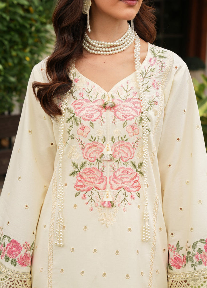 Mehrang by Pashmire RTW Embroidered Lawn Cotton 3 Piece Suit Zaveen Casual Collection