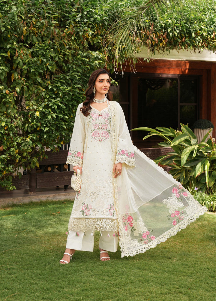 Mehrang by Pashmire RTW Embroidered Lawn Cotton 3 Piece Suit Zaveen Casual Collection