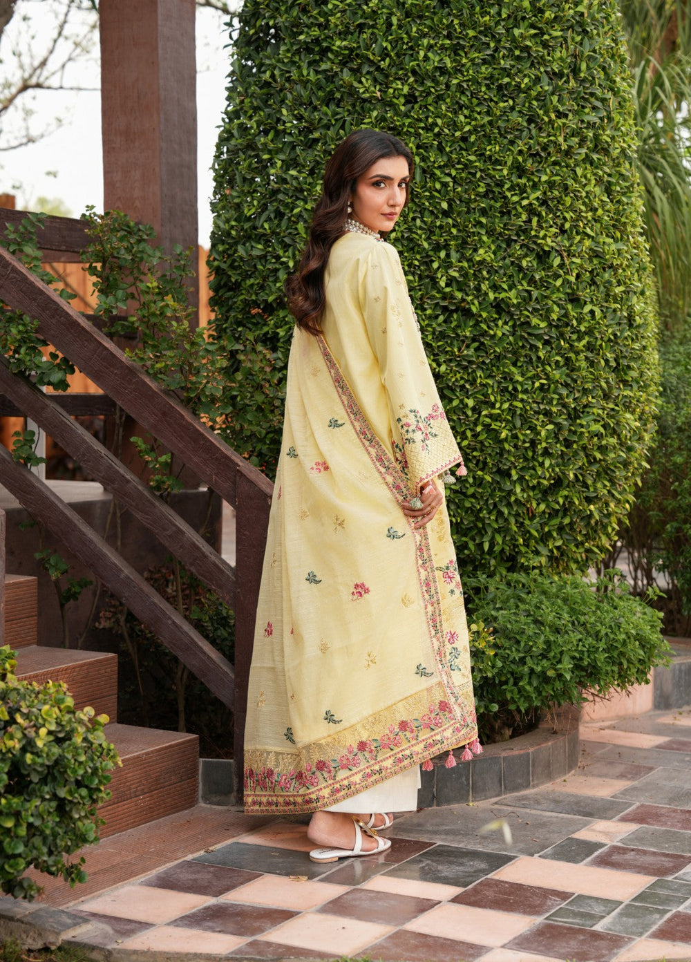 Mehrang by Pashmire RTW Embroidered Lawn Cotton 3 Piece Suit Mehrin Casual Collection