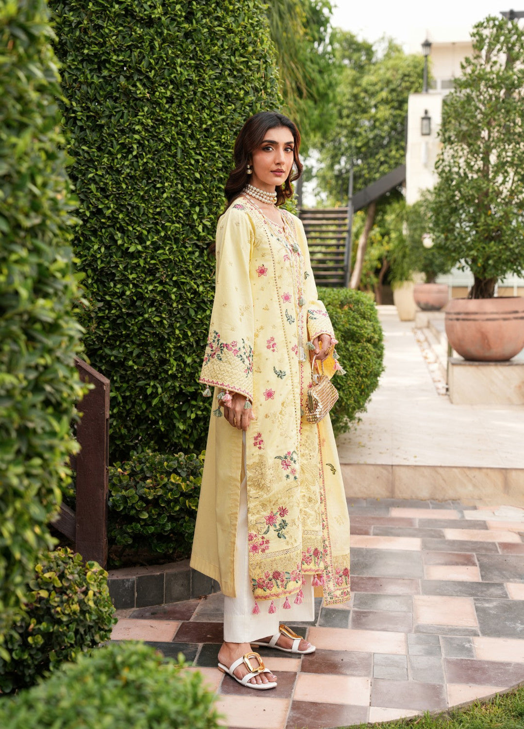 Mehrang by Pashmire RTW Embroidered Lawn Cotton 3 Piece Suit Mehrin Casual Collection