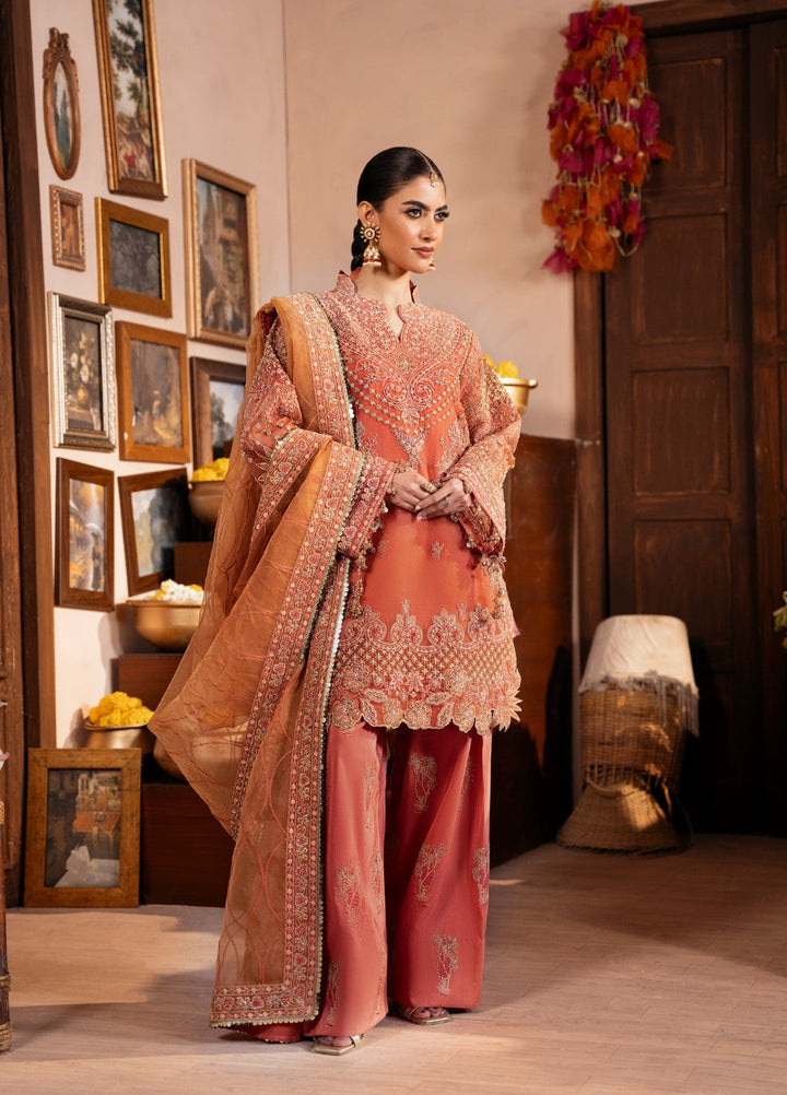 Push Pawan by Zarizaa Unstitched Embroidered Organza 3 Piece Suit TARANNUM Wedding Collection