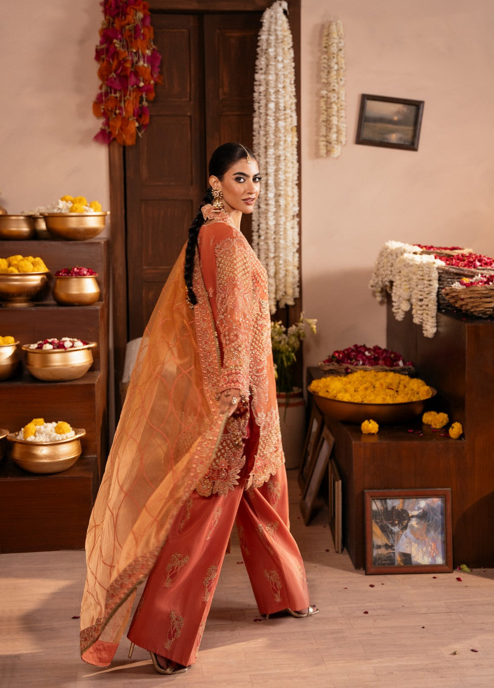 Push Pawan by Zarizaa Unstitched Embroidered Organza 3 Piece Suit TARANNUM Wedding Collection