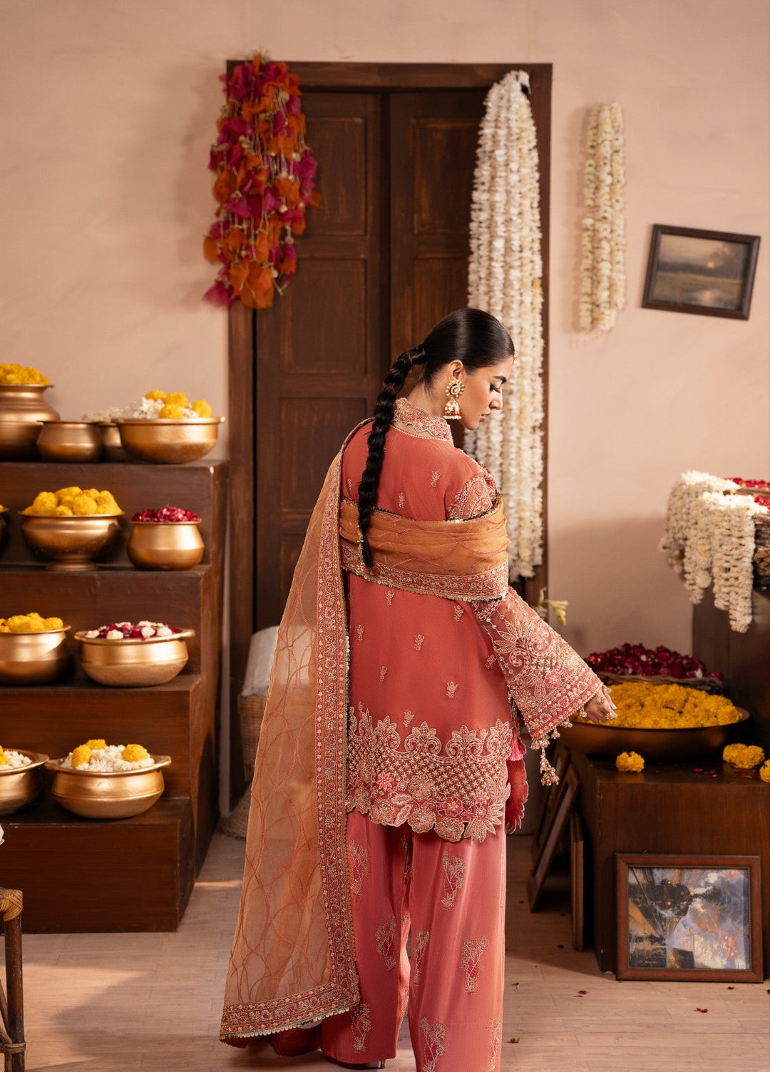 Push Pawan by Zarizaa Unstitched Embroidered Organza 3 Piece Suit TARANNUM Wedding Collection