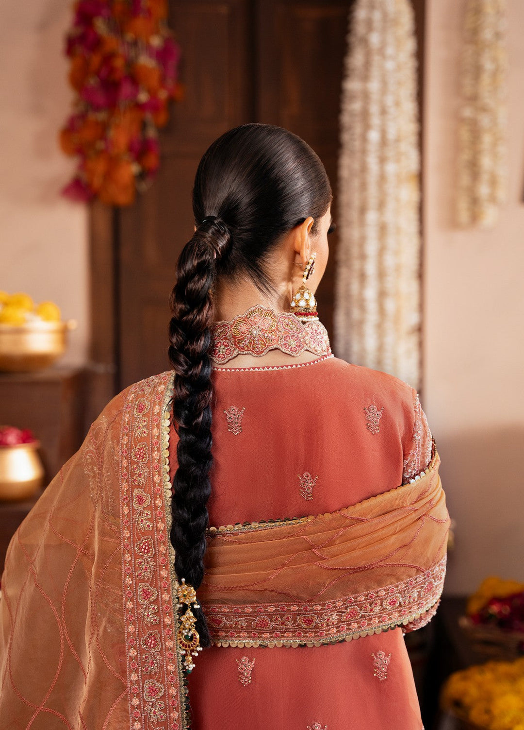 Push Pawan by Zarizaa Unstitched Embroidered Organza 3 Piece Suit TARANNUM Wedding Collection