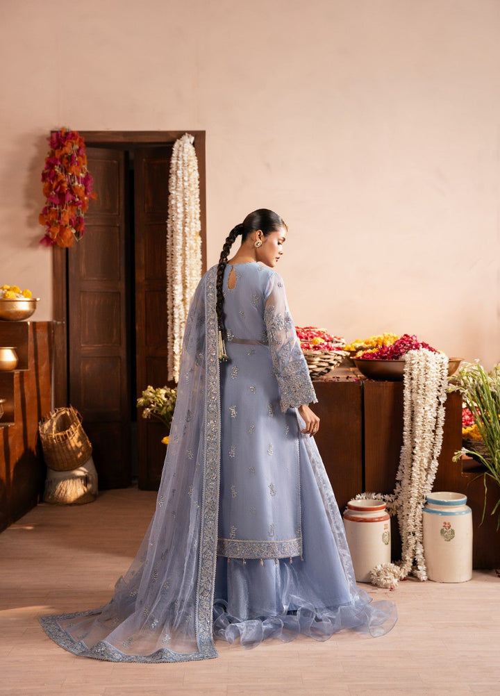 Push Pawan by Zarizaa Unstitched Embroidered Organza 3 Piece Suit ROOHI Wedding Collection