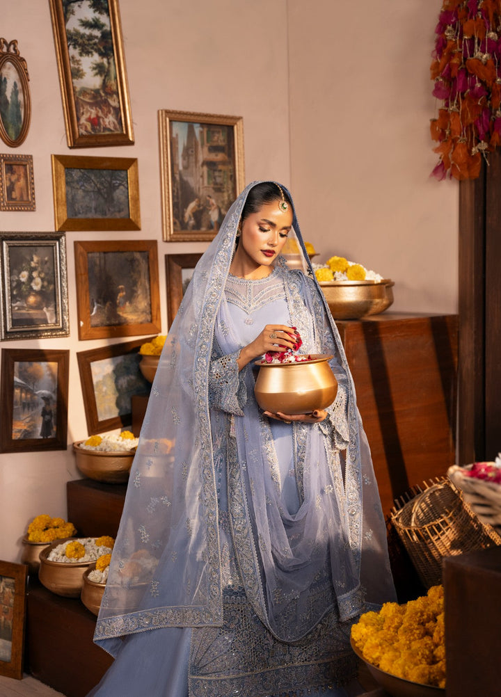 Push Pawan by Zarizaa Unstitched Embroidered Organza 3 Piece Suit ROOHI Wedding Collection