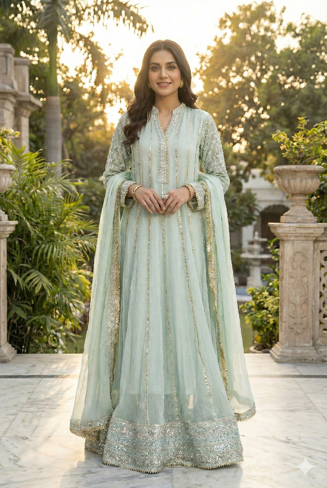 Princess by HEM Women RTW Embroidered Chiffon 3 Piece Suit Kashish Festive Collection