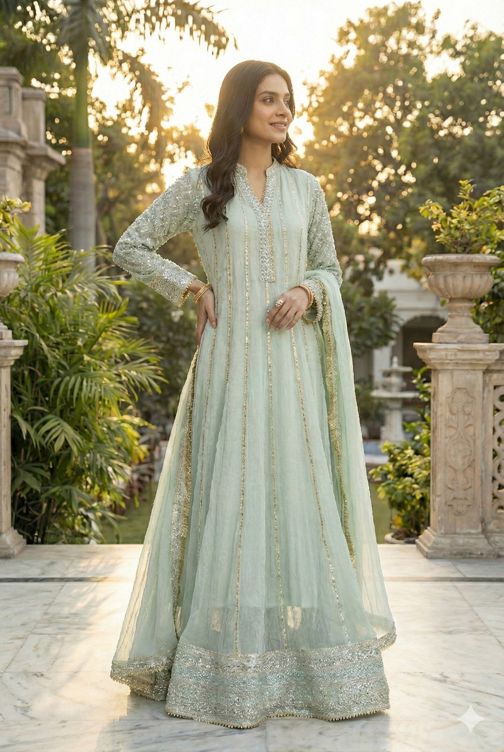 Princess by HEM Women RTW Embroidered Chiffon 3 Piece Suit Kashish Festive Collection