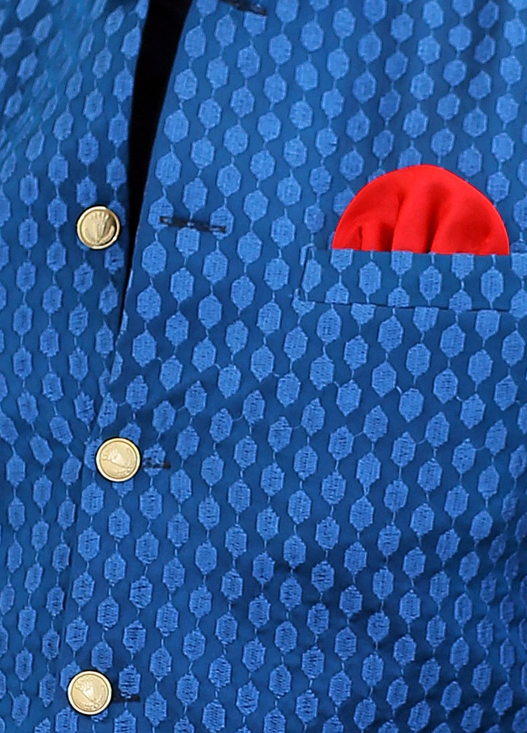 Luxe Waistcoat by Edge Republic Mens RTW Embroidered Wash N Wear 2 Piece Suit ER WC 2003 Festive Collection