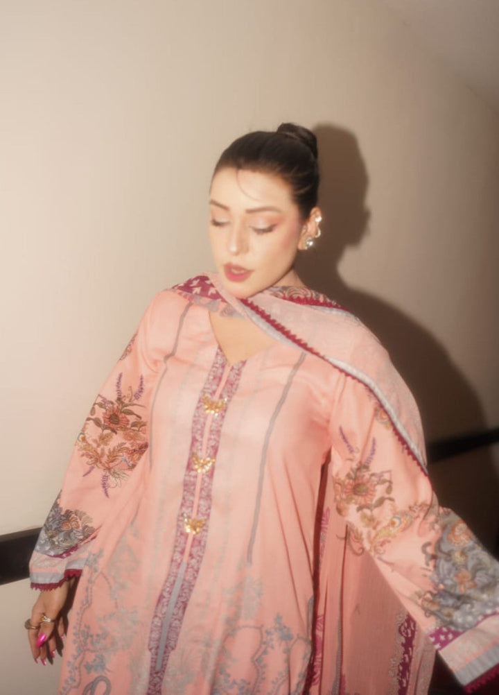 Syra's Atelier RTW Printed Lawn 3 Piece Suit Meherzaad Casual Collection