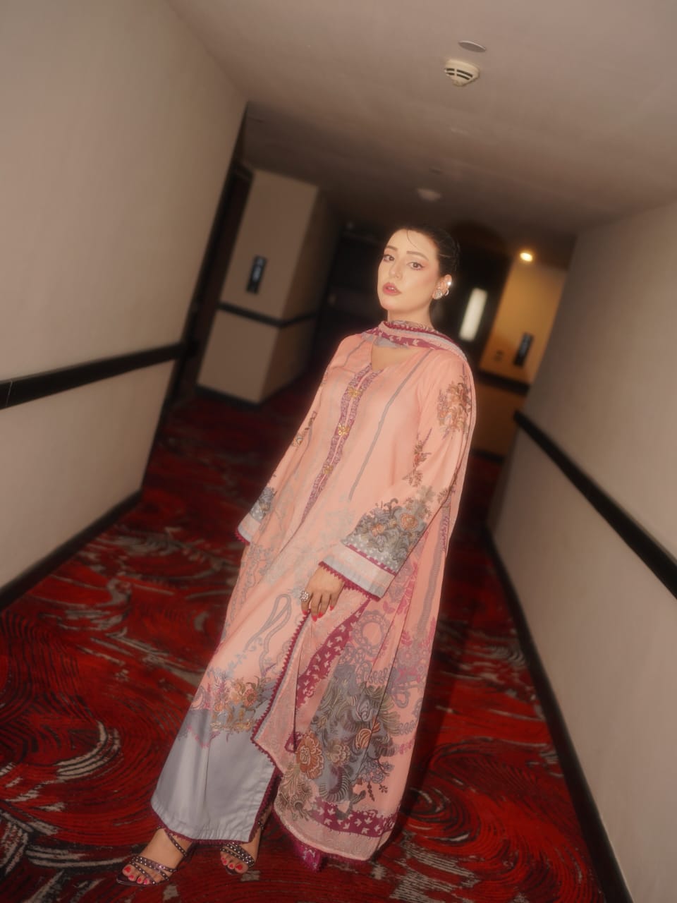 Syra's Atelier RTW Printed Lawn 3 Piece Suit Meherzaad Casual Collection