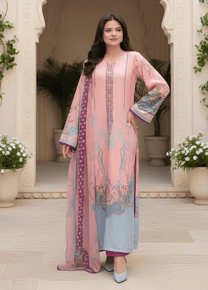 Syra's Atelier RTW Printed Lawn 3 Piece Suit Meherzaad Casual Collection