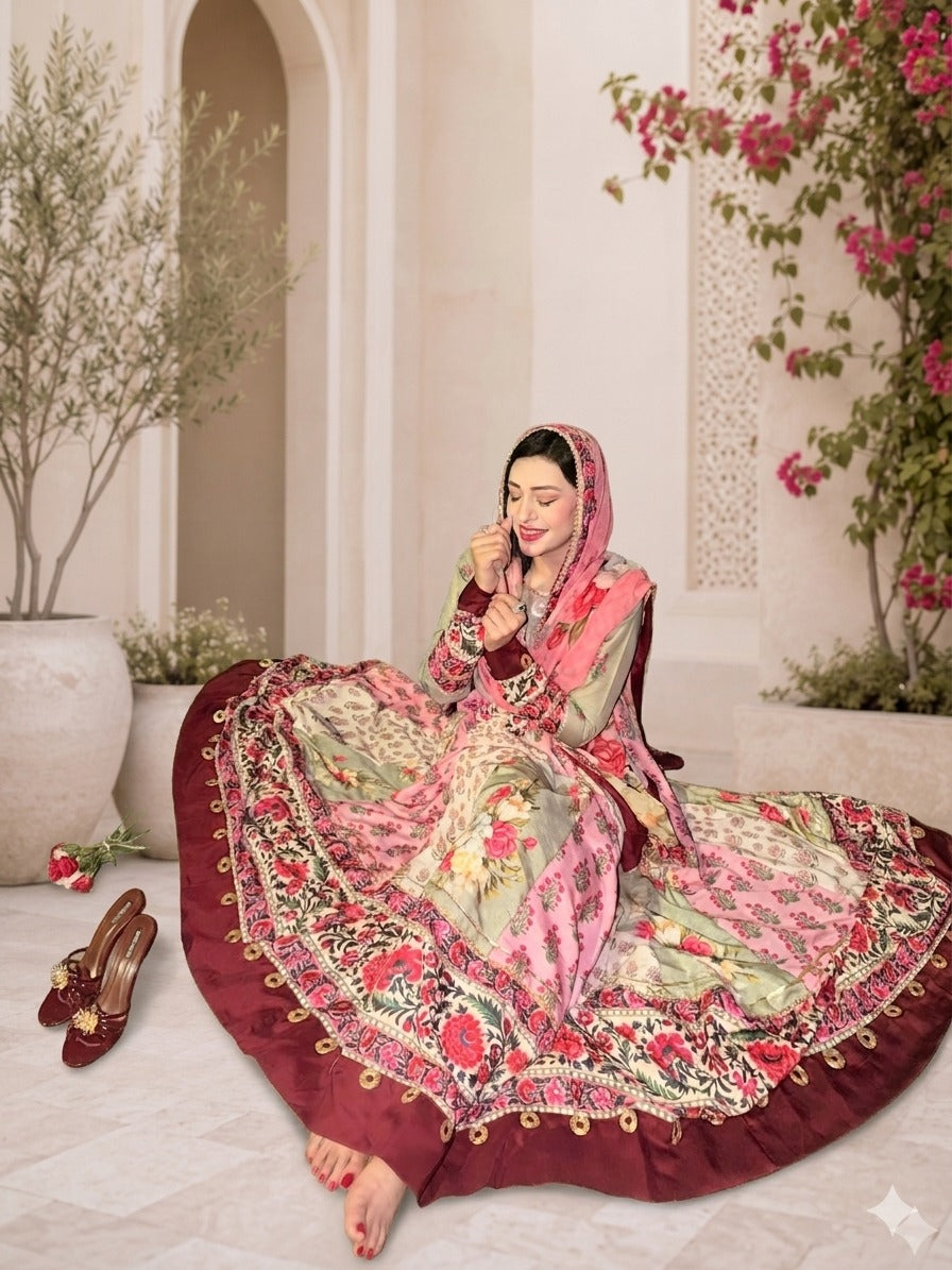 Syra's Atelier RTW Printed Lawn 3 Piece Suit Dur-e-Shewar Casual Collection