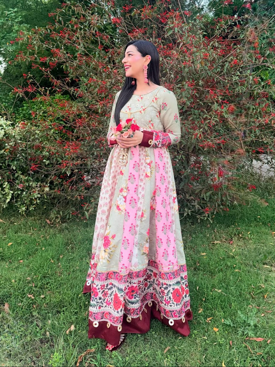 Syra's Atelier RTW Printed Lawn 3 Piece Suit Dur-e-Shewar Casual Collection