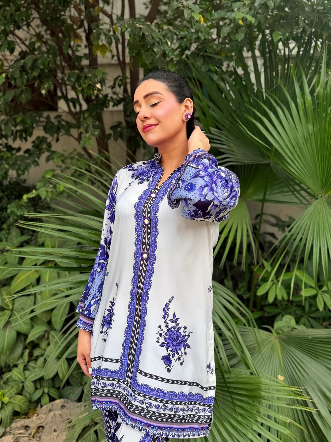 Syra's Atelier RTW Printed Swiss Lawn 2 Piece Suit Vania Casual Collection