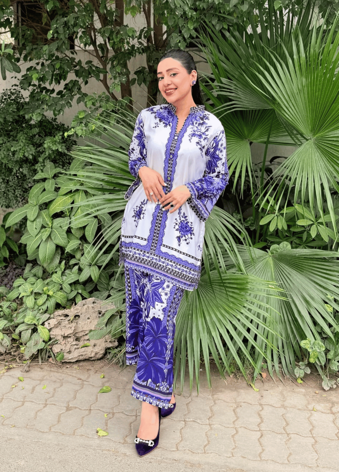 Syra's Atelier RTW Printed Swiss Lawn 2 Piece Suit Vania Casual Collection